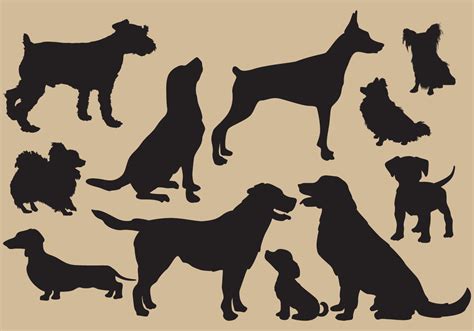 dog silhouette vector|free dog vector images.